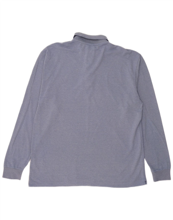 Kappa herre poloshirt XL blå bomuld