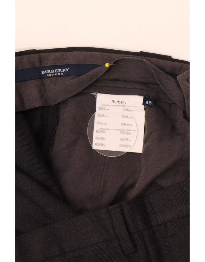 Burberry Herre Pegged Suit Bukser W36 L28 Grå Uld