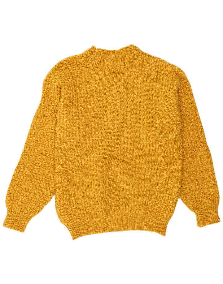 Replay Herre Crew Neck Jumper Sweater Stor gul lammeuld