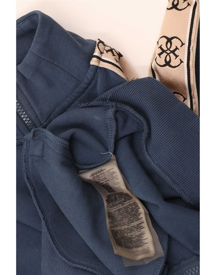 Guess træningsdragt topjakke til kvinder UK 14 Medium Navy Blue Colourblock