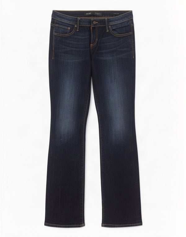 Guess Dame Jeans med lav bootcut W29 L33 Marineblå Bomuld