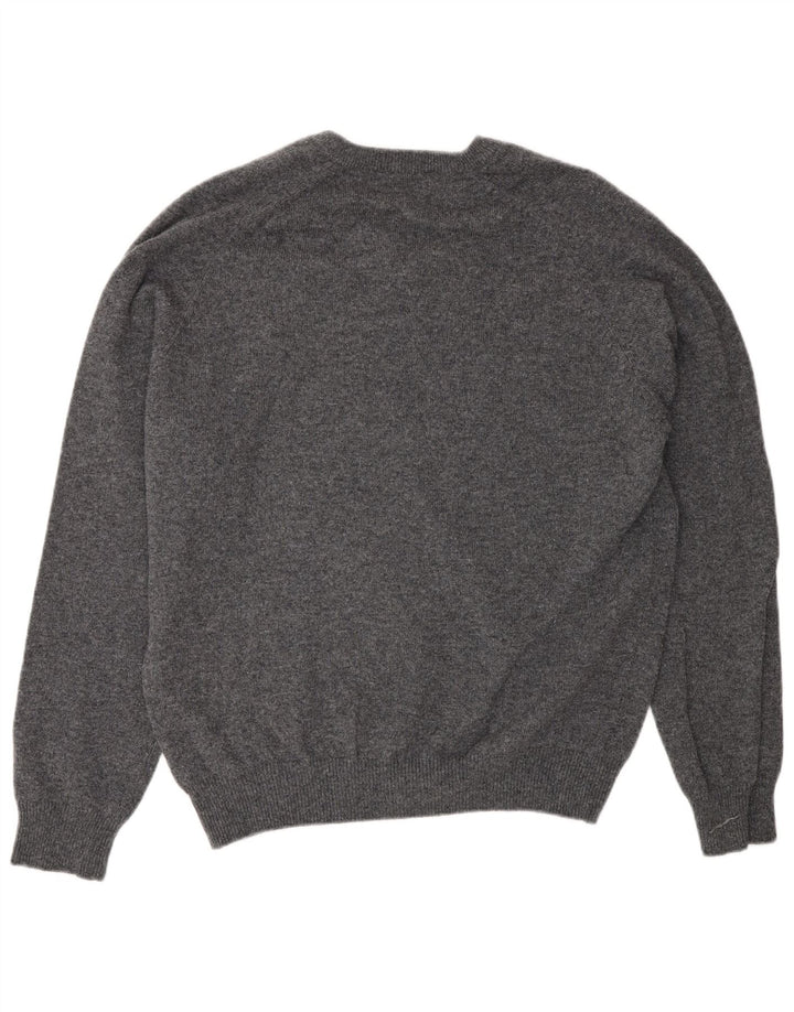 Marks & Spencer Herre Blue Harbor V-hals sweater Medium Grey Flecked