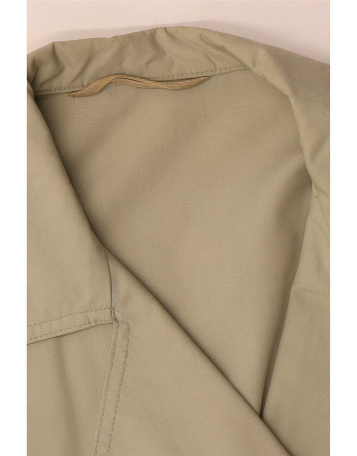 Vintage Kvinders Military Bomber Jacket UK 20 2XL Khaki