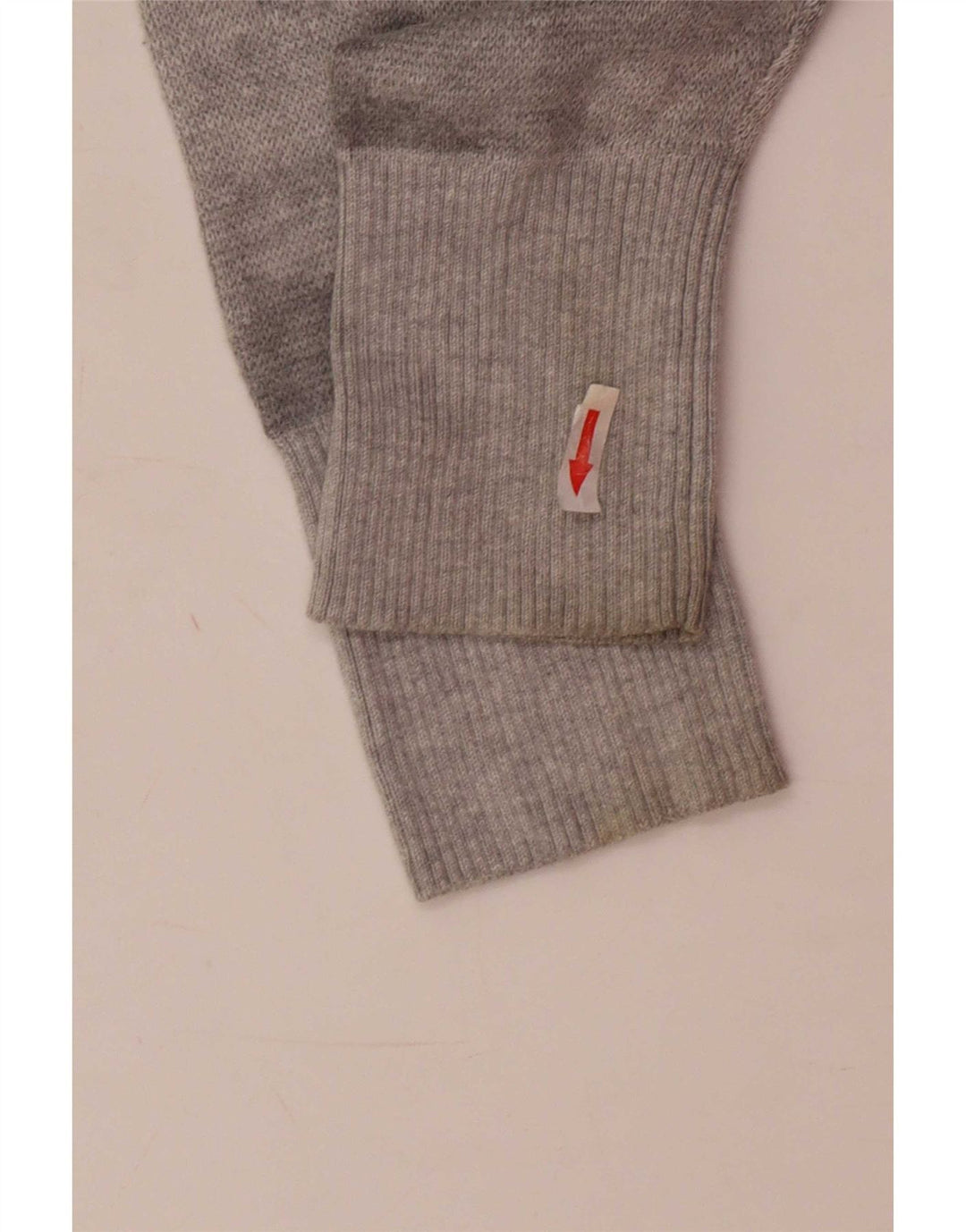 Eddie Bauer Dame Petite Crew Neck Jumper Sweater UK 14 Medium Grey