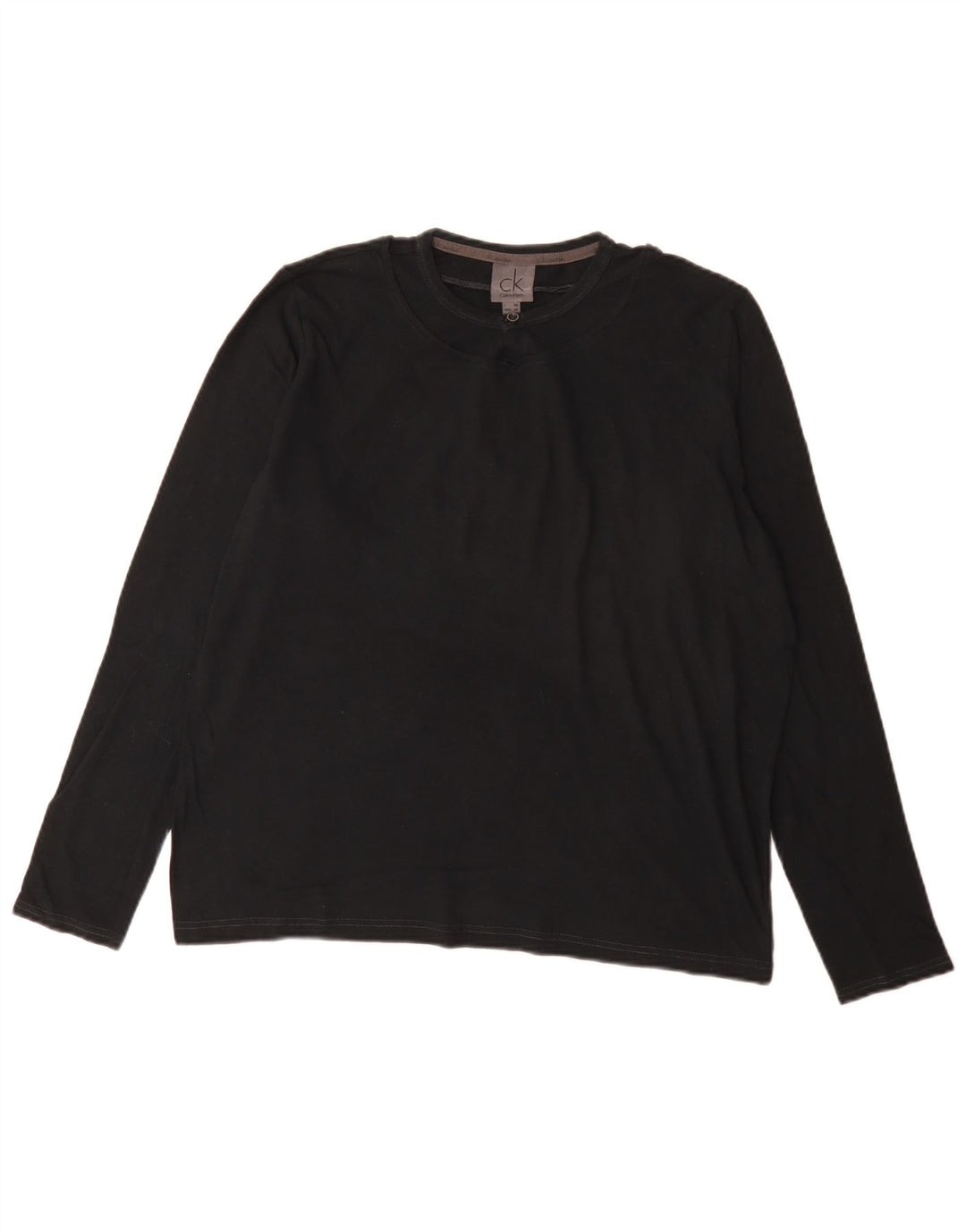 Calvin Klein Jeans Herre Top Langærmet IT 50 Medium Sort