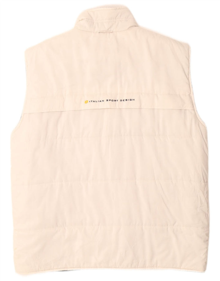 LOTTO Herre grafisk polstret Gilet IT 52 XL Hvid Polyester