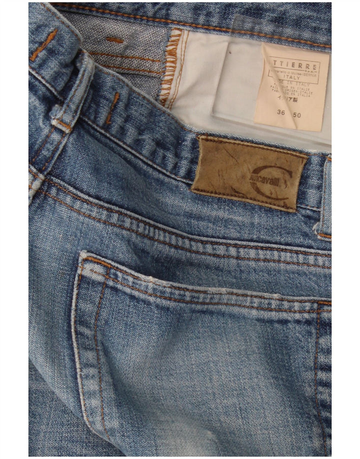 Cavalli Dame Ittierre Bootcut Jeans W36 L34 Blå