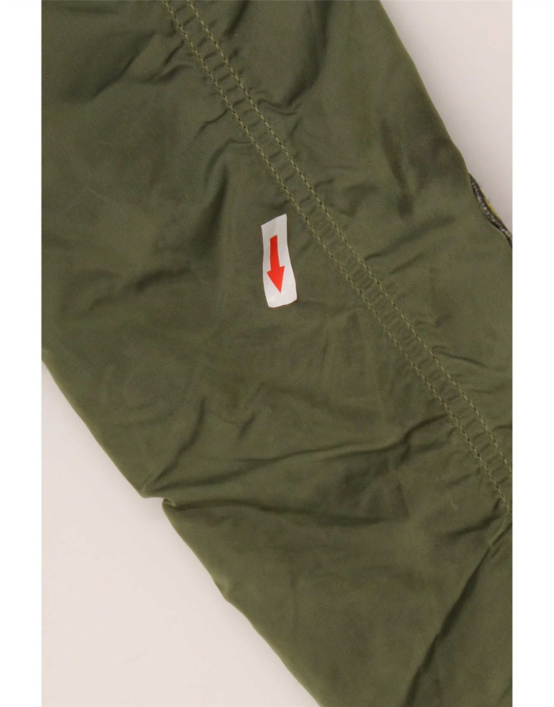 Alpha Industries Graphic Bomber Jacket til kvinder UK 6 XS Grøn Nylon