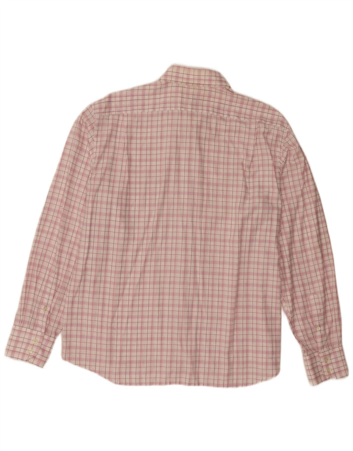 Lacoste Herreskjorte str. 43 Large Pink Check