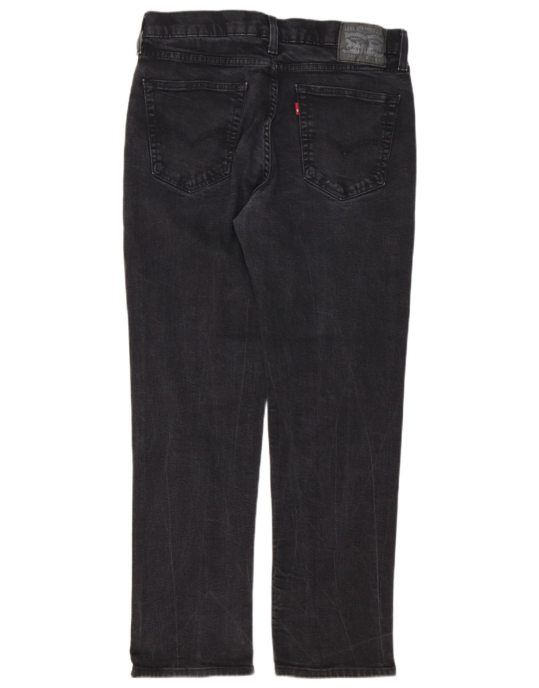 Levi's Herre 541 tilspidsede jeans W34 L32 sort bomuld