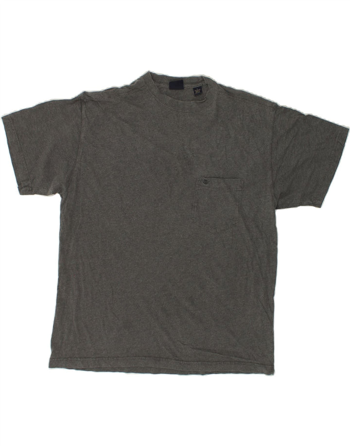 DOCKERS Mens T-Shirt Top Large Grey Cotton Vintage Dockers and Second-Hand Dockers from Messina Hembry 