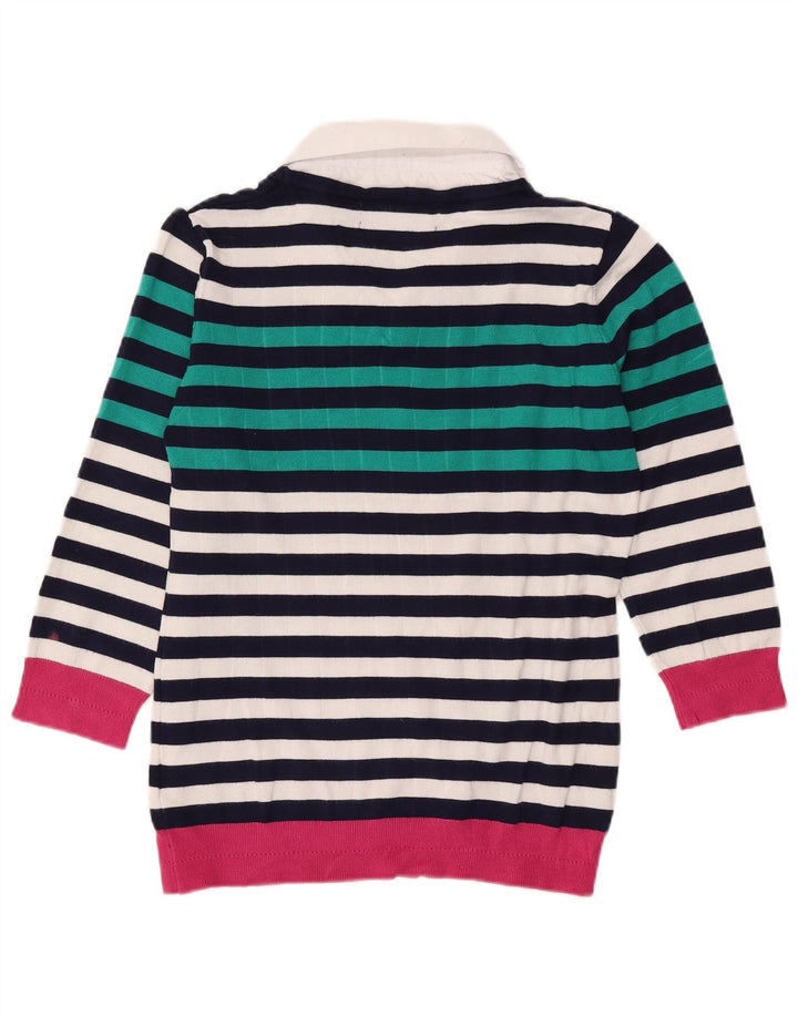 Paco Coastal Womens Oversized V-hals sweater UK 10 Small Multicolour