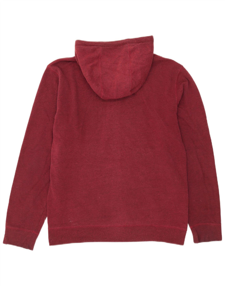 Vans Herre grafisk hættetrøje sweater Medium Bourgogne bomuld