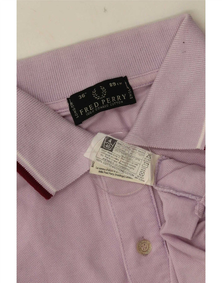 Fred Perry herre poloshirt XS lilla bomuld