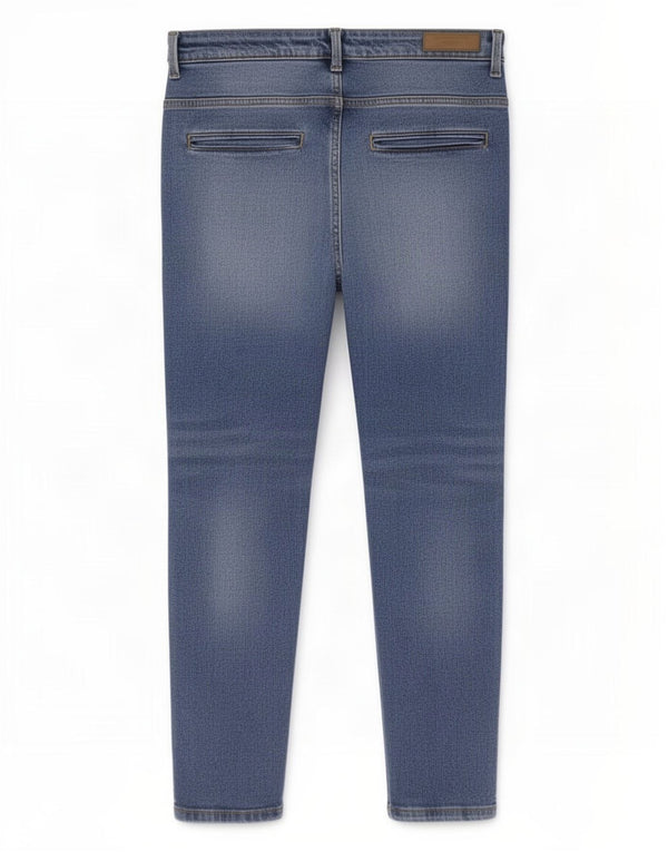 Zara Herre Slim Jeans EU 44 Large W34 L26 Blå Bomuld