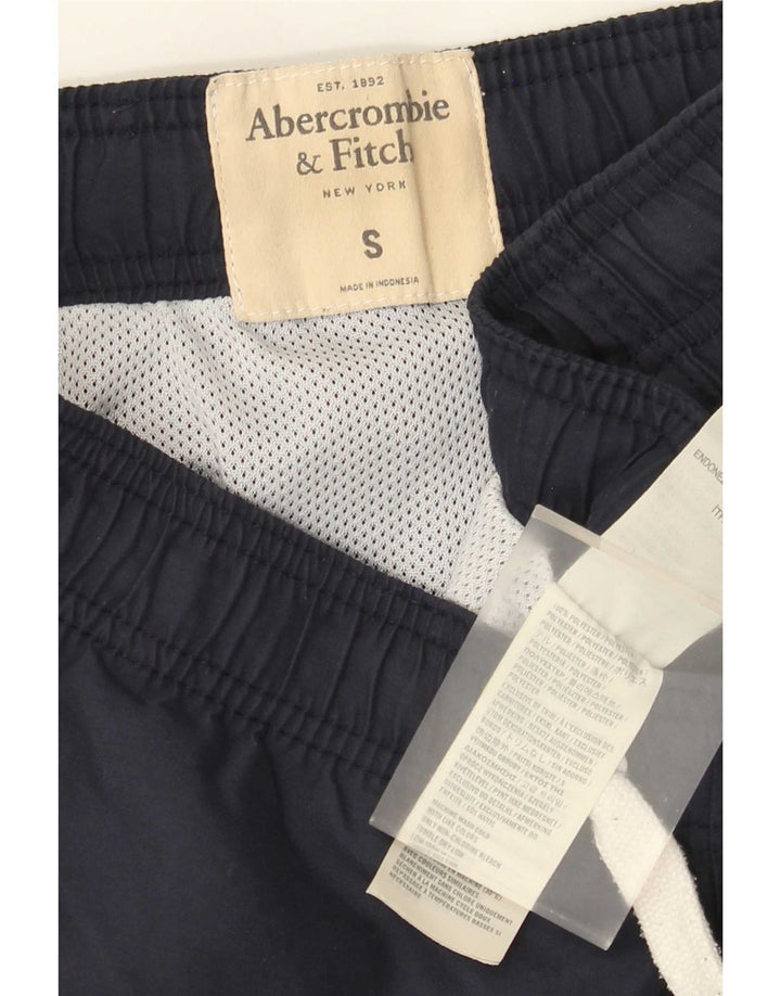 Abercrombie & Fitch Badeshorts til mænd Små marineblå polyester