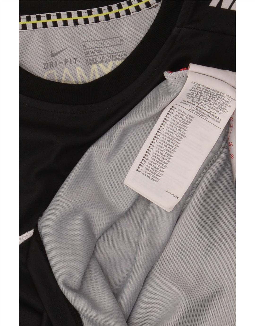 NIKE Drenge Mercurial Grafisk T-Shirt Top 10-11 år Medium Sort Polyester