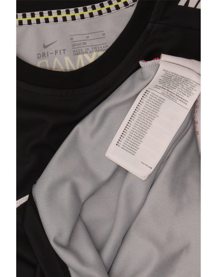 NIKE Drenge Mercurial Grafisk T-Shirt Top 10-11 år Medium Sort Polyester