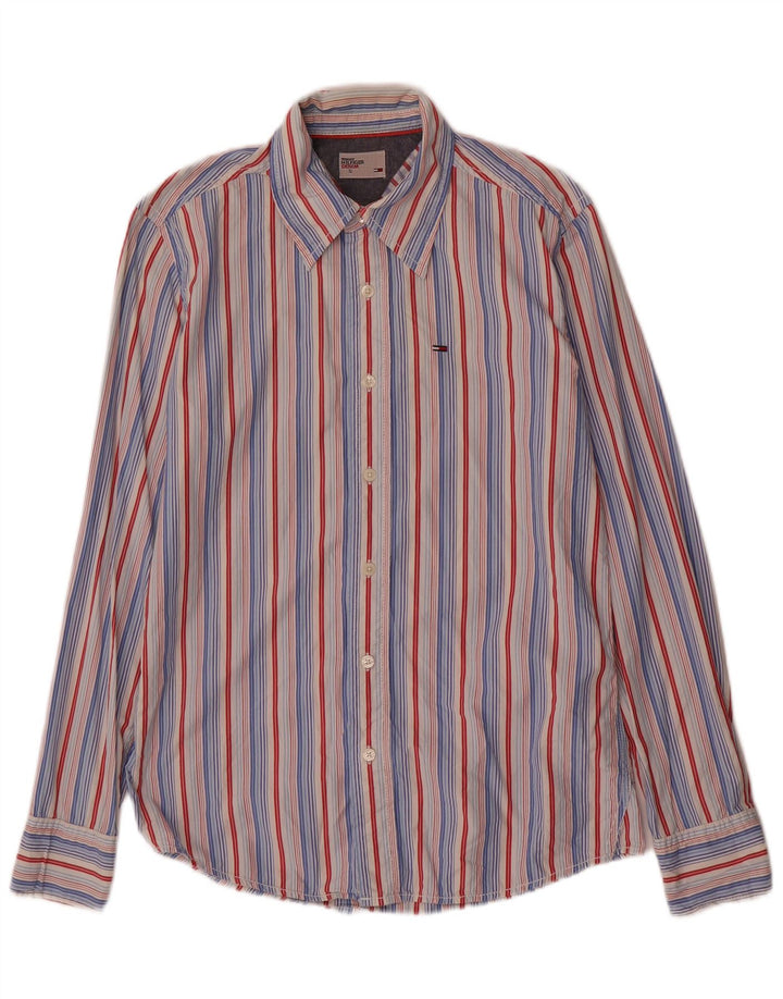 Tommy Hilfiger Herreskjorte Lille flerfarvet stribet bomuld