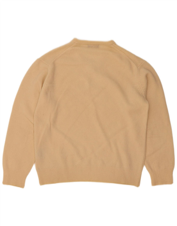 Kappa Herre V-hals sweater Stor Beige Lammeuld