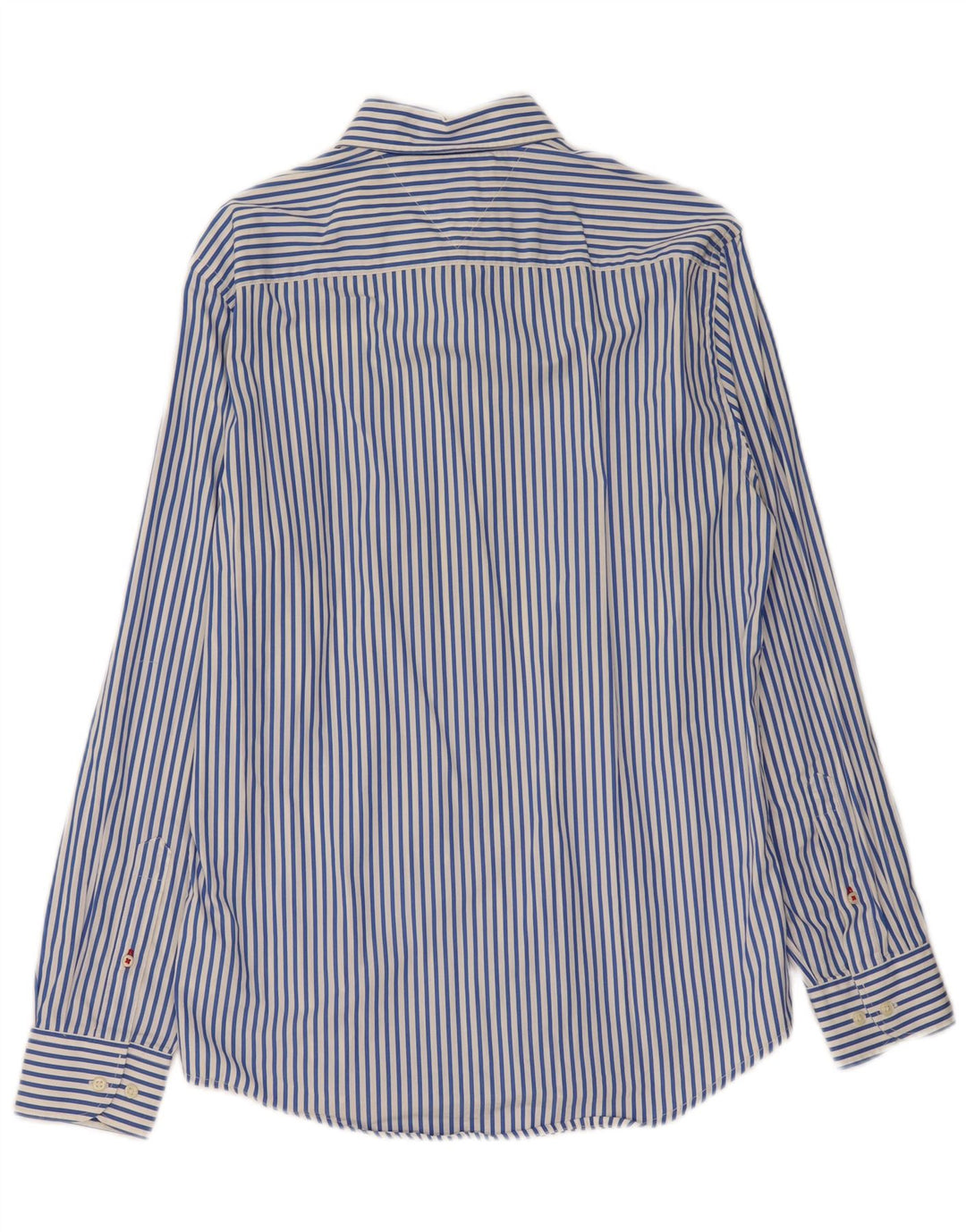 TOMMY HILFIGER Herre Regular Fit skjorte Medium Blue Pinstripe Bomuld