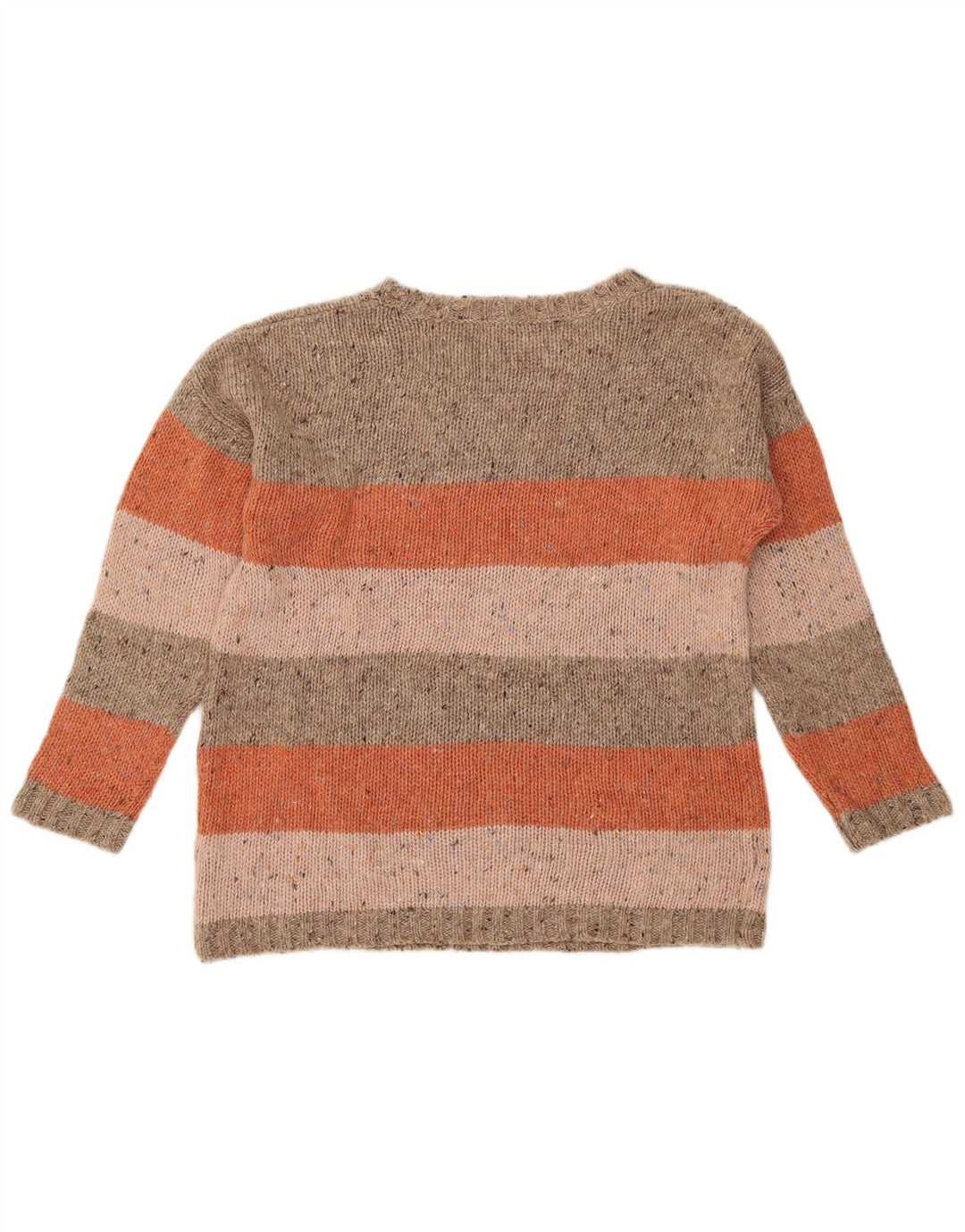 Marks & Spencer Dame Boat Neck Jumper Sweater UK 14 Large Beige