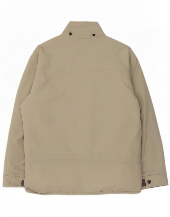 Napapijri Herre Windbreaker Jacket UK 38 Medium Beige Polyamid