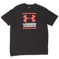 Under Armour Herre grafisk T-shirt Top Stor sort bomuld