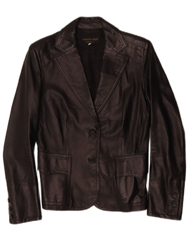 Loredana Baron D'autilio Dame 2-knaps blazerjakke IT 44 Medium Sort
