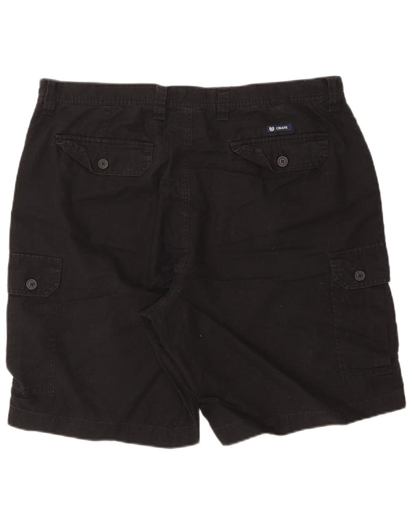 CHAPS Herre Cargo Shorts W38 XL Sort hør