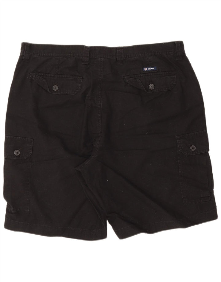 CHAPS Herre Cargo Shorts W38 XL Sort hør