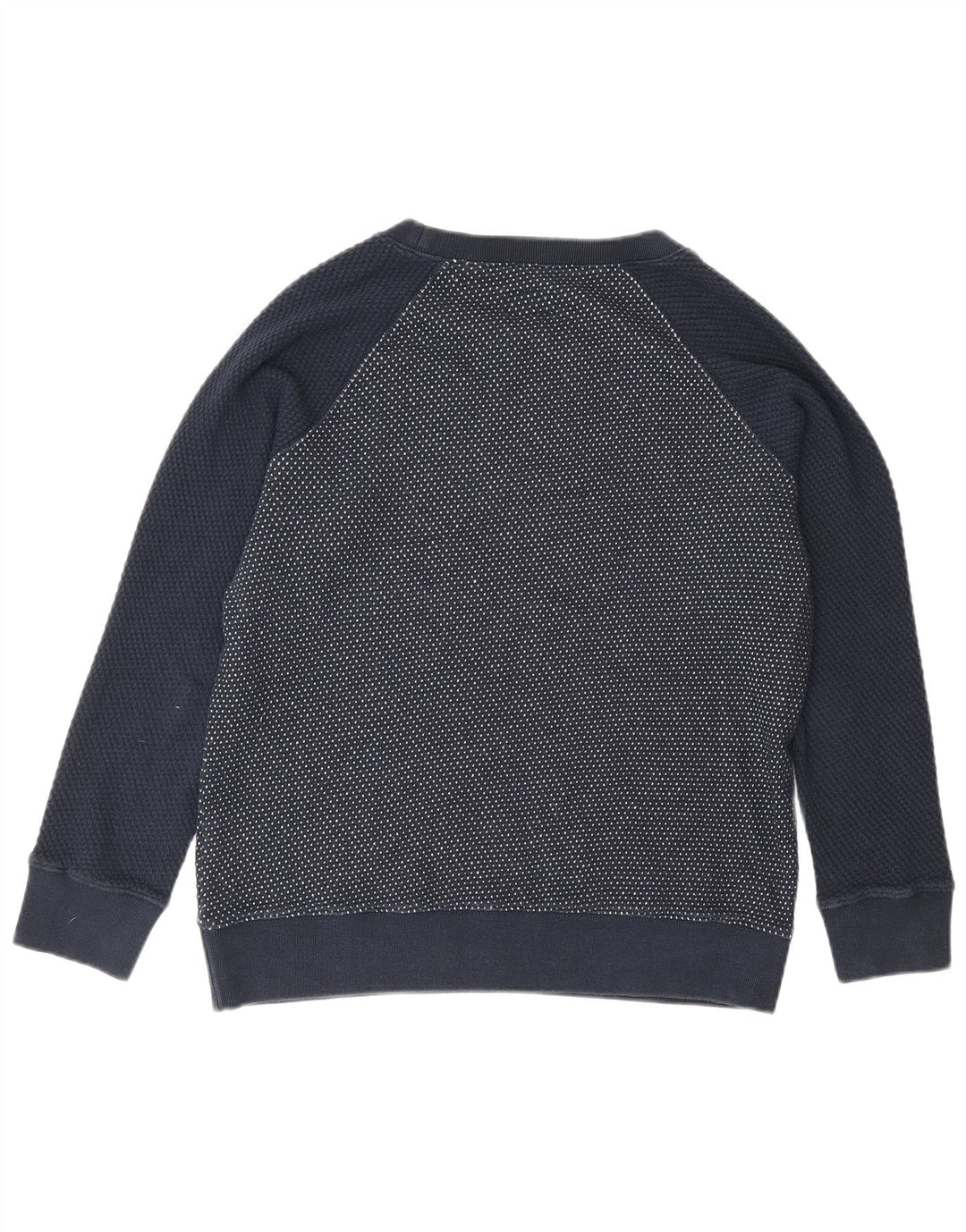 Jack Wills Dame Sweatshirt Jumper UK 12 Medium Navy Blue Flecked Bomuld