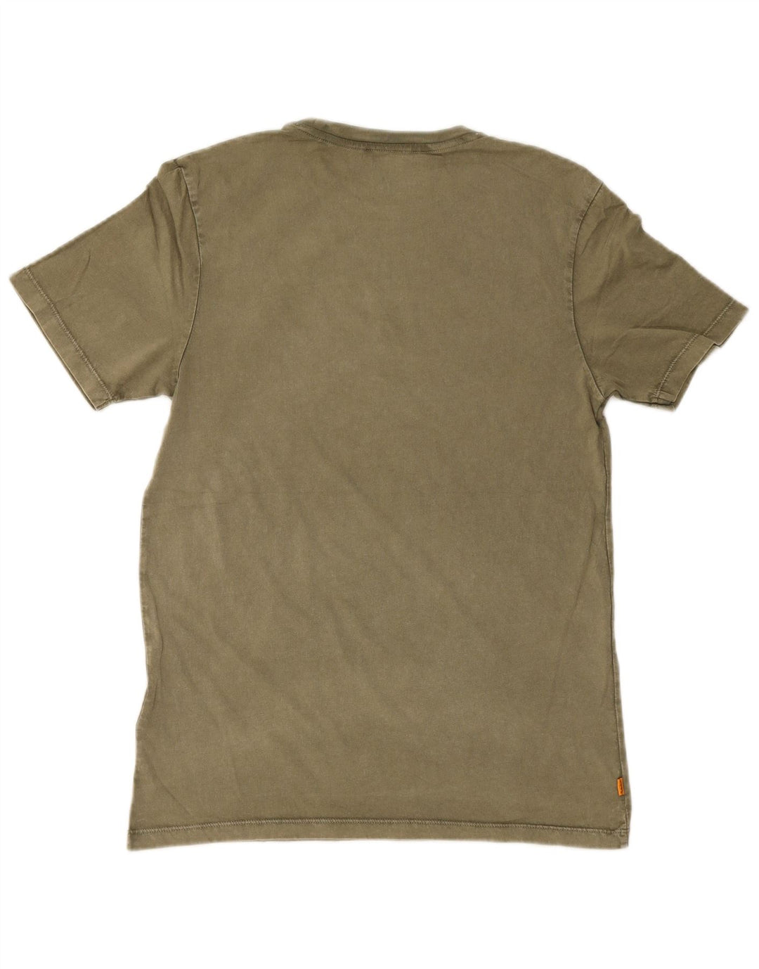Timberland Herre Regular Fit T-Shirt Top Lille Khaki Bomuld