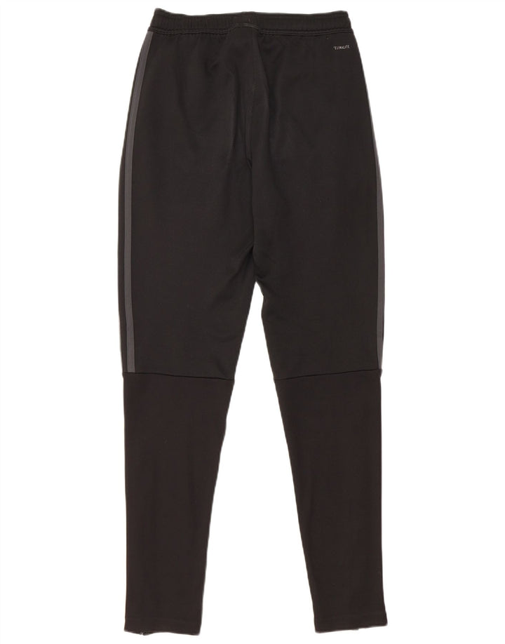 Adidas Womens Climalite træningsdragt Bukser UK 6 XS Sort Polyester