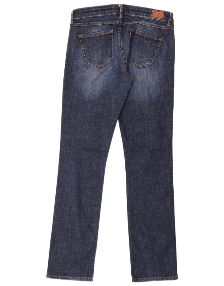 Guess Dame Starlet Straight Jeans W30 L32 Blå Bomuld