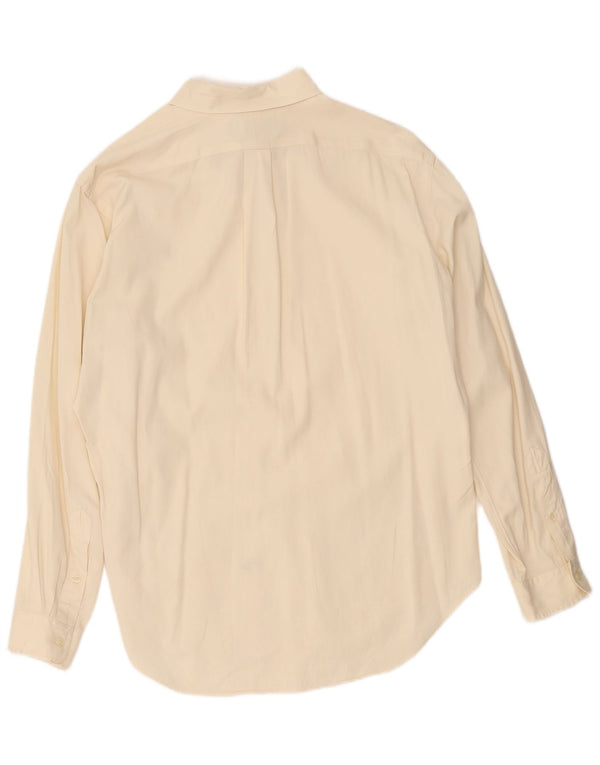 Ralph Lauren Herre Classic Fit Skjorte Large Off White Bomuld