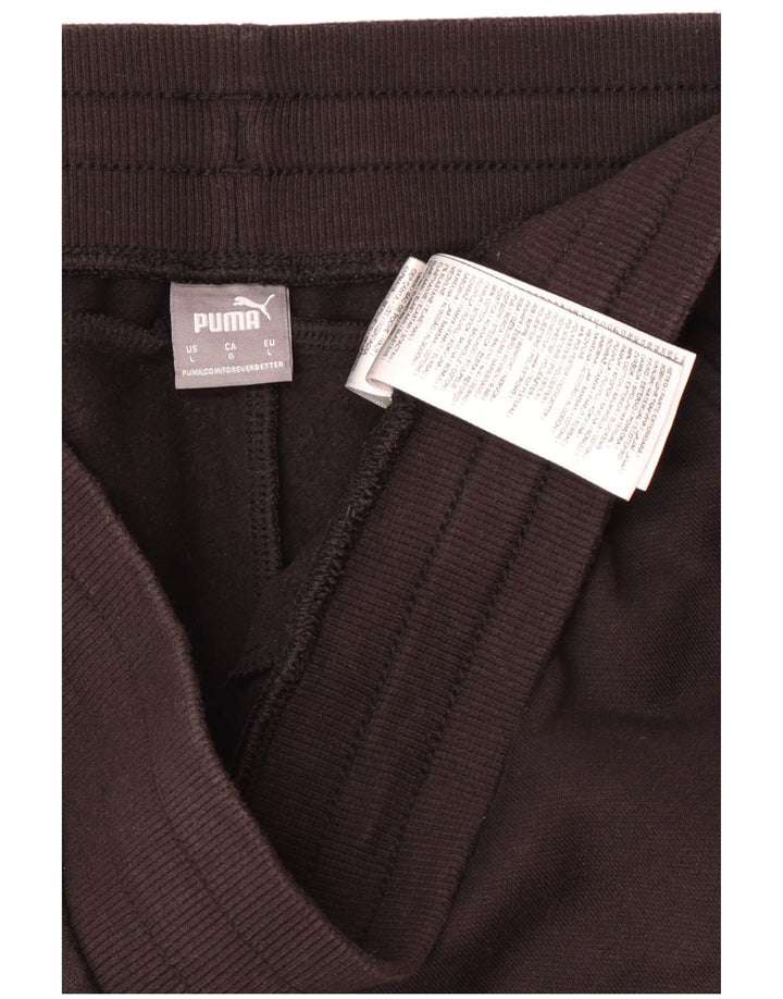 Puma Dame Windbreaker Bukser UK 14 Large Black Bomuld