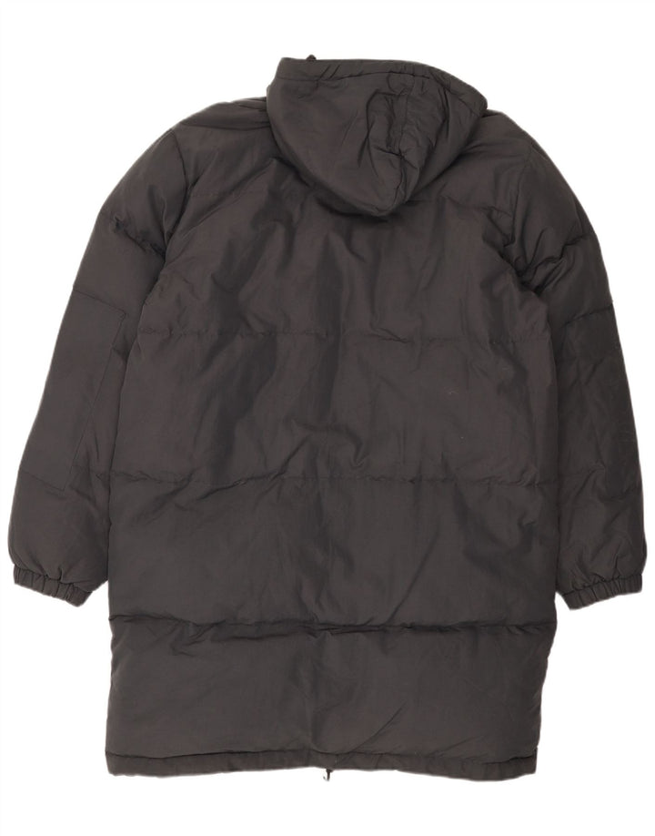 Gazzarrini Herre hættepolstret frakke UK 42 XL Sort polyamid