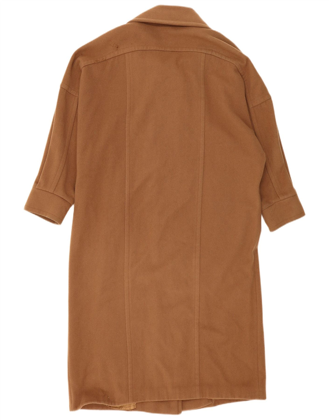 Vintage oversize overfrakke til kvinder UK 14 Stor brun uld
