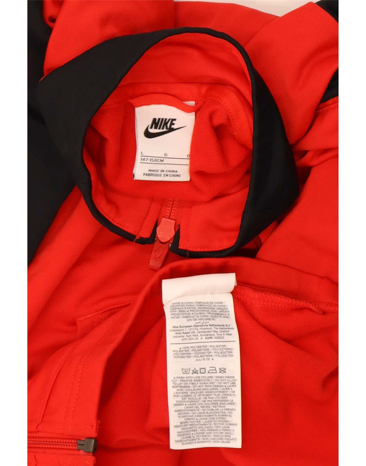 Nike drenge træningsdragt topjakke 12-13 år Stor rød farveblok