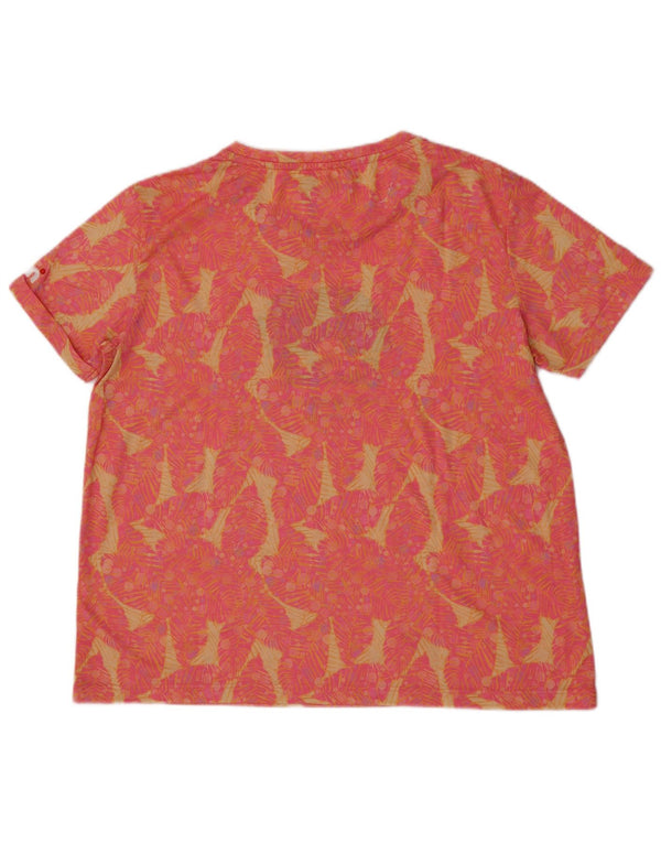 Mistral Dame Grafisk T-Shirt Top UK 14 Medium Pink Floral
