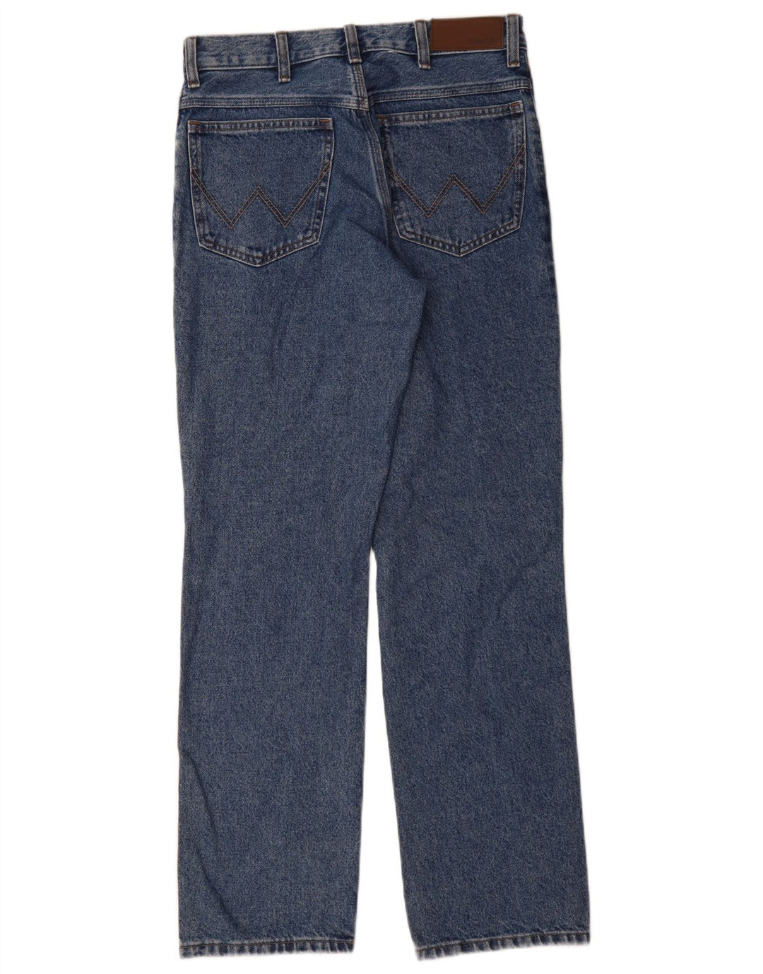 Wrangler Straight Jeans til mænd W30 L32 blå bomuld