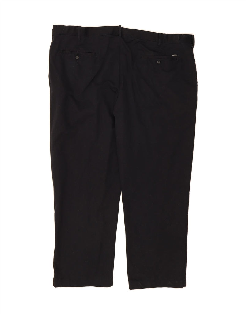 IZOD Mens Straight Chino Trousers W50 L32 Navy Blue Cotton Vintage Izod and Second-Hand Izod from Messina Hembry 