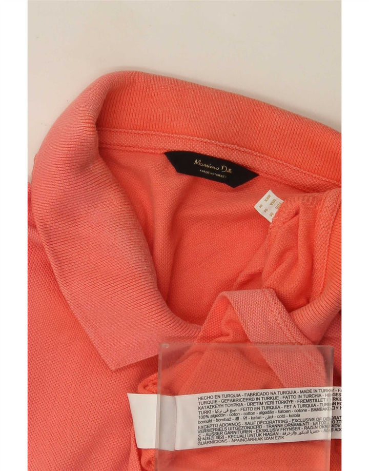 Massimo Dutti Herre poloshirt Medium Orange Bomuld