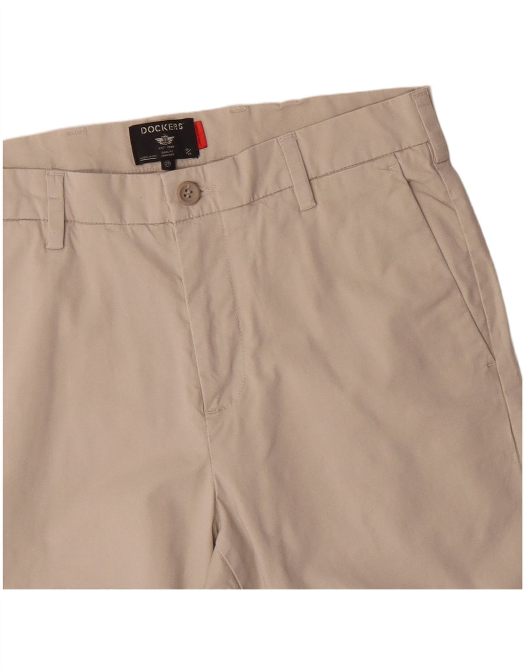 Dockers Herre Chino Shorts W29 Små Beige Bomuld