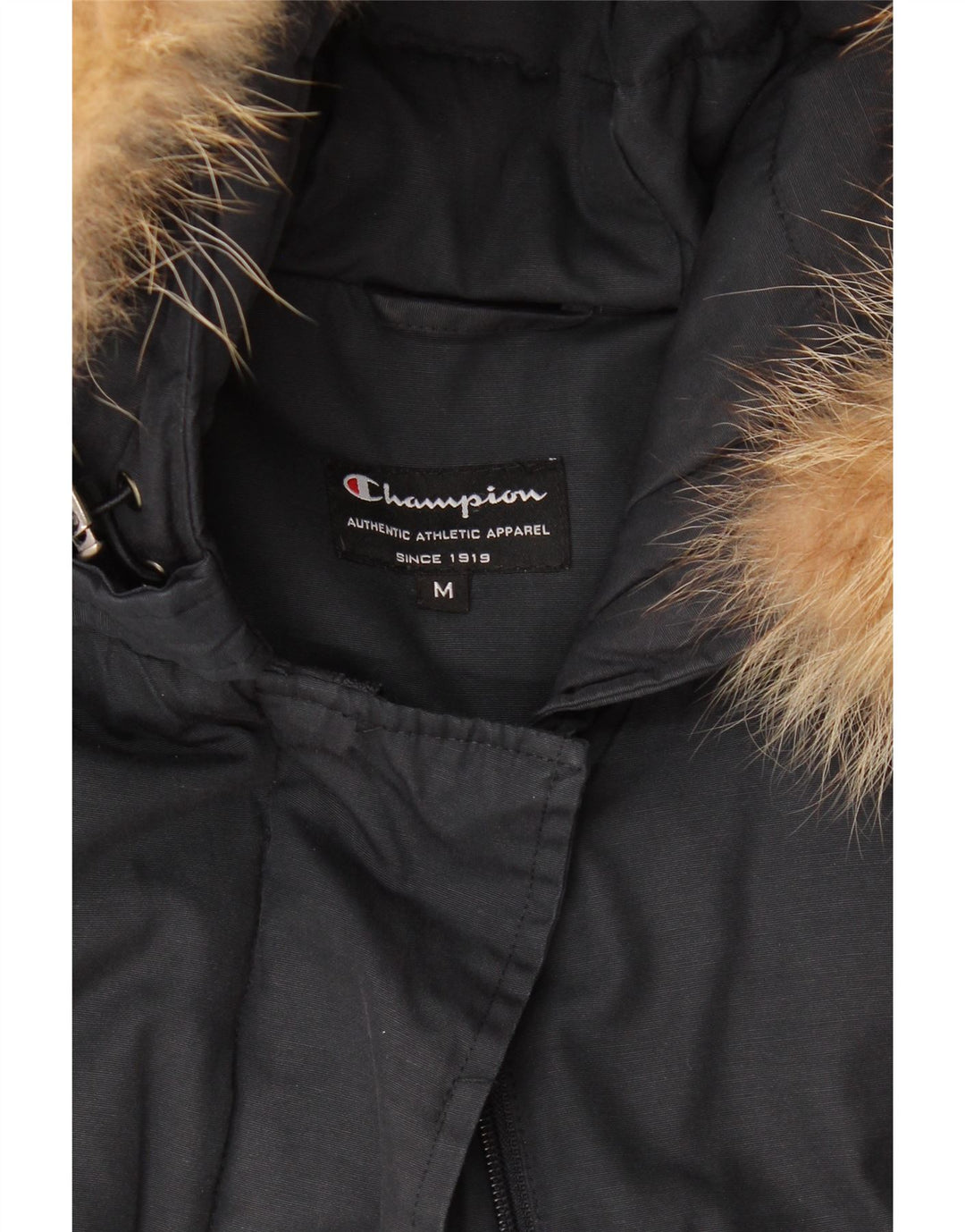 Champion Dame hættepolstret jakke UK 14 Medium Navy Blue