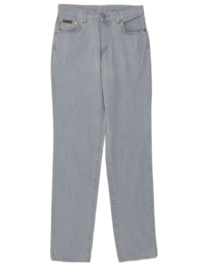Calvin Klein Dame Straight Jeans W30 L32 Blå Bomuld