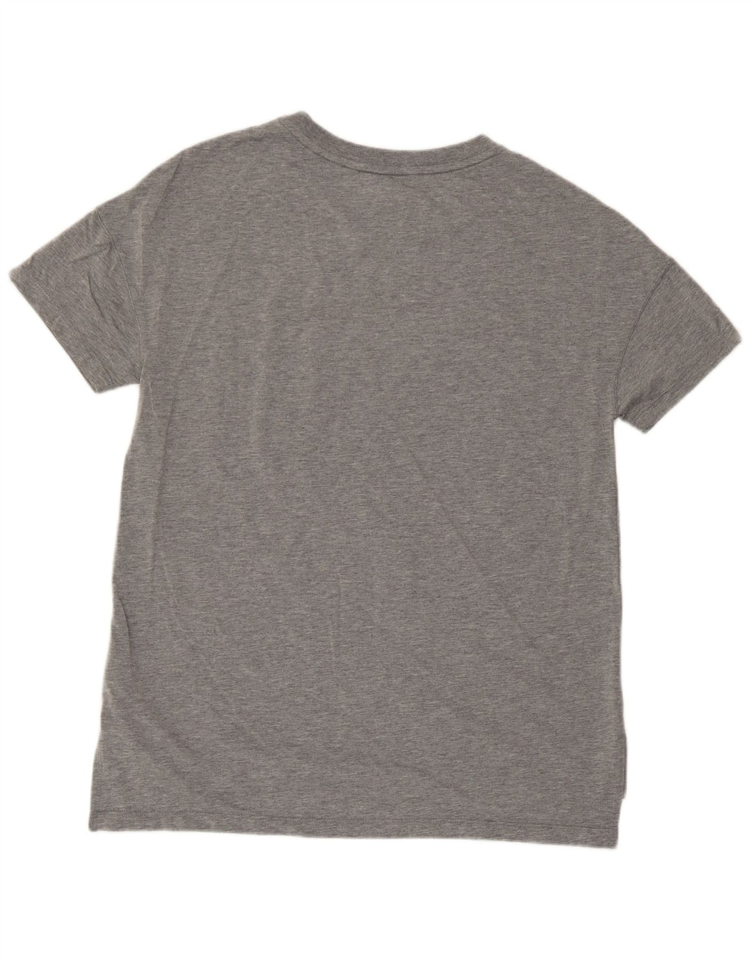 Nike Dame T-Shirt Top UK 14 Medium Grey Flecked Modal