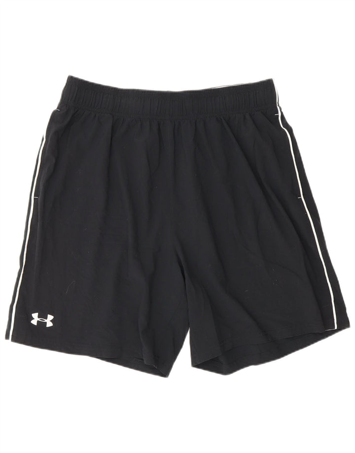 UNDER ARMOUR Herre Heat Gear Graphic Sports Shorts XL Sort Polyester