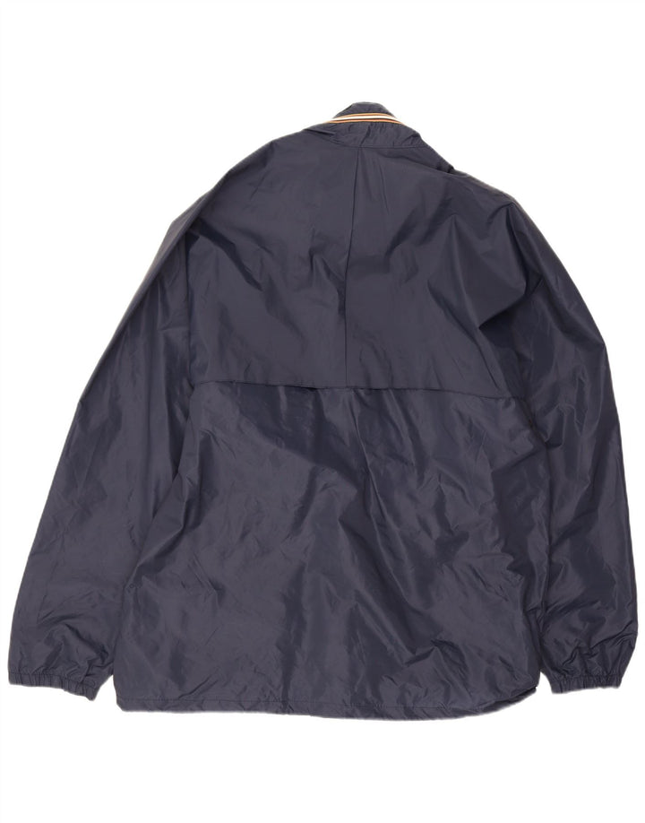 K-Way Regnjakke til mænd UK 40 Large Navy Blue Polyester